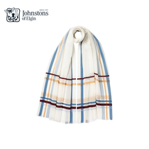 Johnstons of Elgin light thinned fine spun wool scarf shawl woman