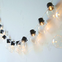 Marquee Nordic LED outdoor hanging lamp Waterproof terrace Courtyard decoration colorful light string Party wedding decoration light string