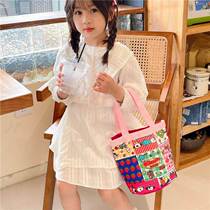 2023 adorable child anecdote with canvas childrens hand bag Tutorial Lunch Bag small handbag Handbags for women Handbags