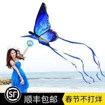 Weifang Breeze Crystal butterfly kite for children beginners Breeze easy-to-fly adult large high-end adult special