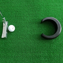 Indoor golf putter Artificial green Black plastic hole cup putter trainer supplies support Custom GOLO