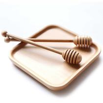 Wooden honey stick Honey access stick Long handle wooden honey stick Spoon honey picker mixing stick Household kitchen