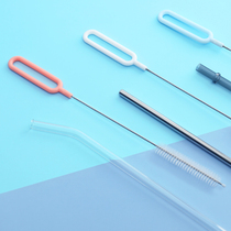 Refresh single brush cleaning fine lengthened washing straw Small brush 360 degree rotating cleaning tool brush artifact