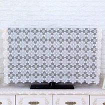 TV 55 inch pastoral hood cover cover color cover cloth dust cover Cover Cover Cover Cover Cover Cover Cover blue white cover