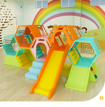 Early Education Center Software Senses Combined Hive Slide Slides Childrens Paradise Playground Wooden Sponge Indoor Toys