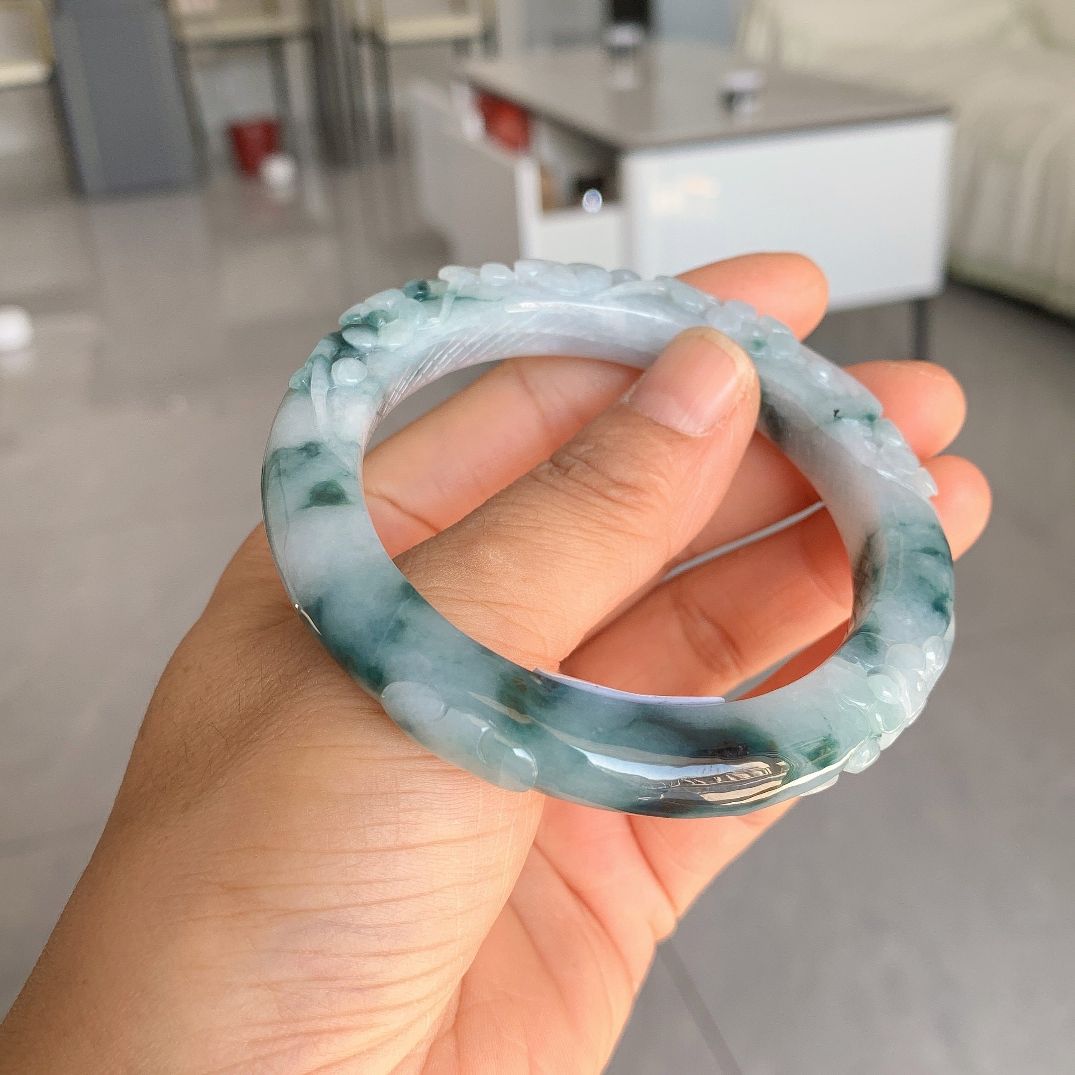 飘蓝花翡翠手镯-飘蓝花翡翠手镯促销价格、飘蓝花翡翠手镯品牌- 淘宝