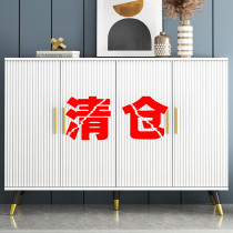 Shoe cabinet home door large capacity simple modern home light luxury porch cabinet storage cabinet outside balcony lockers