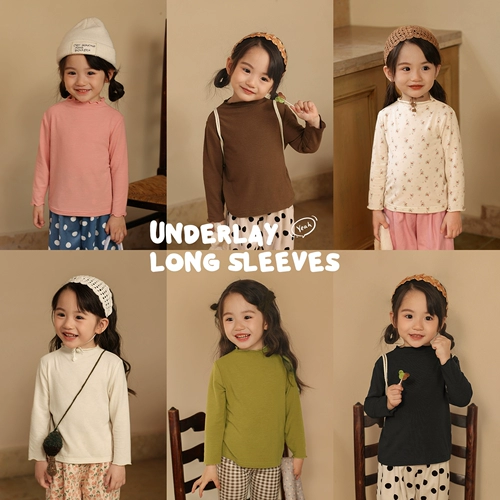 Детский базовый приятный телу осенний лонгслив, футболка