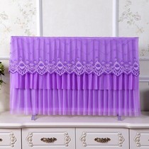 TV hood is turned on without taking edge TV dust cover wall mounted desktop curved surface LCD TV set TV cover cloth