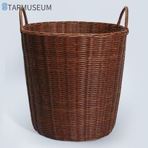 Dirty clothes basket Clothing storage basket Household rattan basket Clothes basket Snack toy finishing basket Storage basket bucket