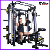 Weifeng WF-6017 machine comprehensive trainer household fitness equipment big bird squat squat push gantry