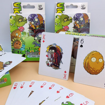Plant vs. Zombie Poker Creative Personality Animation Online Games Surrounding Cartoon 54 Exquisite Cards Fun Party Leisure Entertainment Educational Table Games Small Cards Children's Toy Game Cards