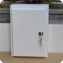 Large tin milk box Outdoor wall-mounted milk distribution box with lock fresh milk box can be fixed word processing