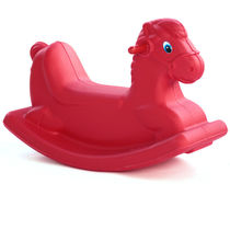 Childrens Trojan rocking horse thickened to give boys and girls gifts indoor and outdoor plastic kindergarten educational small toys
