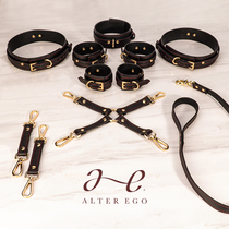 AlterEgo tone sex toys sm props set tune hands and feet handcuffs thigh handcuffs punitive sex toys for men and women