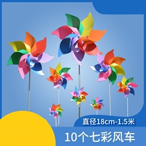 10 sets of new hot selling stalls childrens toys outdoor push kindergarten activities decoration glowing smiley face color car