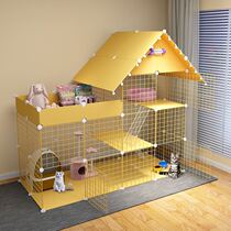 Panoramic Japanese cat villa Cat cage King size home free space Japanese pet cat house Indoor cat house nest