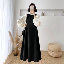 Gestational Maternity 2022 Spring Autumn Fashion New Fashion Style Style Temperament Slim Fit Slim Fit Long Sleeves Slim Fit Dress