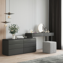 Modern simple light luxury dresser storage cabinet One-piece small apartment bedroom TV cabinet Net red ins wind makeup table
