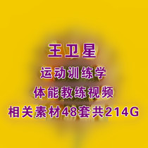 Peking University PhD Wang Satellite Movement Training School Physical Coach Video Related material 48 sets of 214G