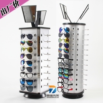A loss Yiwu counter props glasses display stand rotatable round table stand boutique sun glasses glasses shelf