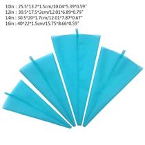 12pcs Silicone Reusable Icing Piping Cream Pastry Bags Kitch