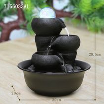 Simple living room running water fountain decoration feng shui polo water scenery office desktop feng shui wheel ornaments housewarming opening gifts