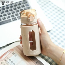 Fresh special heat insulation good-looking heat-resistant transparent new household student mini cup small simple glass