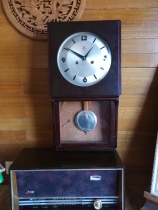 Energy hall Shanghai three five brand old wall clock walking time accurate sound loud volume huge 60s