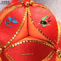 Hydrangea 12cm Guangxi specialty Zhuang ethnic characteristics handmade national crafts high quality embroidery
