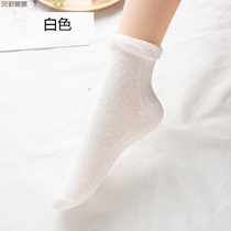 Moon Sox Summer thin Pure Cotton Postnatal Spring Autumn Loose Mouth Breathable No Lefoot Pure Cotton Mesh Pregnant Woman Socks Sit Suction sweat