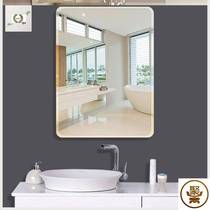 Door mirror sticker cabinet student's office wall sticker bath room wall household small makeup mirror dressing