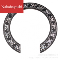 Guitar mouth wheel guitar mouth wheel flower silver flower personality mouth wheel guitar inlay self-adhesive mouth wheel