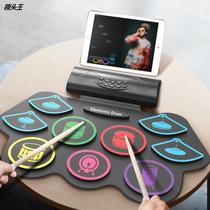 Handroll shelf drum adult silicone Bluetooth portable beginning practice electronic drum children percussion instrument wholesale