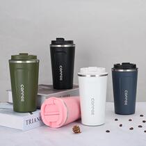 Foreign Trade Jet Plastic Coffee Cup Creativity Casual Cup Stainless Steel vacuum insulated cup Portable Accompanying Cup Gift Wholesale