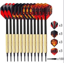 14g soft dart plastic rod axis leisure entertainment 12 full darts 100 darts tip 12 wings