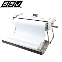 Hangzhou wallpaper gluing machine hand crank 53-70cm stainless steel brush glue machine wallpaper gluing machine