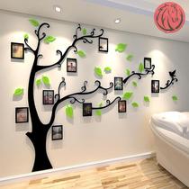 Photo decoration self-paste Net red hanging wall photo wall acrylic 3d three-dimensional wall sticker non-perforated staff style wall