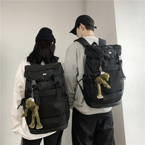 Backpack mens shoulder bag fashion tide cool college student bag female leisure computer large capacity Travel Business Bag