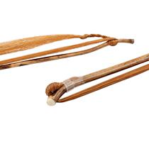 Qingge GJ202 plays Jinghu bow Xiangfei bamboo yellow ponytail handmade black horse tail hair Jinghu Qin bow