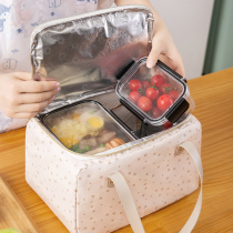 Lunch bag aluminum foil thickened portable insulation bag summer with Rice office workers lunch box bag student lunch box to keep cold