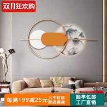 Light luxury TV background wall decoration bedroom wall decoration bedroom wall decoration creative living room three-dimensional iron wall decoration