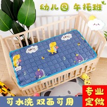 Kindergarten mattress Afternoon nursery baby splicing bed 60×120 baby crib mattress can be washed and pad is customized