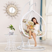 Drop chair hanging basket Lazy net red rocking chair Swing hanging basket woven rattan material double rattan chair bold household