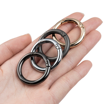 Bold opening key ring key chain pendant accessories spring ring bag bag key buckle DIY hanging decoration material