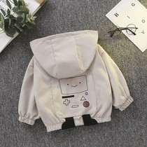 Boy Spring and Autumn 2021 Korean version of baby girl new childrens coat childrens jacket 1-2-3-4-5 years old