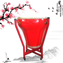 16 18 20 inch flower pot drum auspicious Dragon flower pot drum red drum cowhide tea table drum Watch Drum