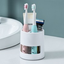 Electric toothbrush toothpaste shelve toilet countertop containing frame washroom Wash Suit Bathroom Divided with Mildew Resistant and Draining Shelf