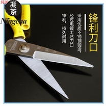 Household stainless steel scissors plastic big head scissors clothing leather scissors large scissors household kitchen barbecue scissors