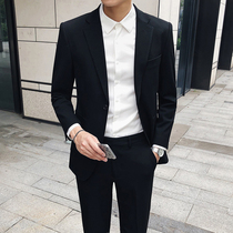  Casual Korean suit mens suit Business professional formal summer thin wedding groom mens suit jacket men